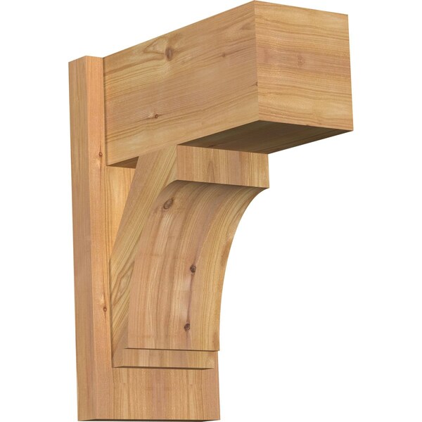 Ekena Millwork Imperial Block Smooth Outlooker, Western Red Cedar, 7 1/2"W x 14"D x 18"H OUT08X14X18IMP05SWR - main